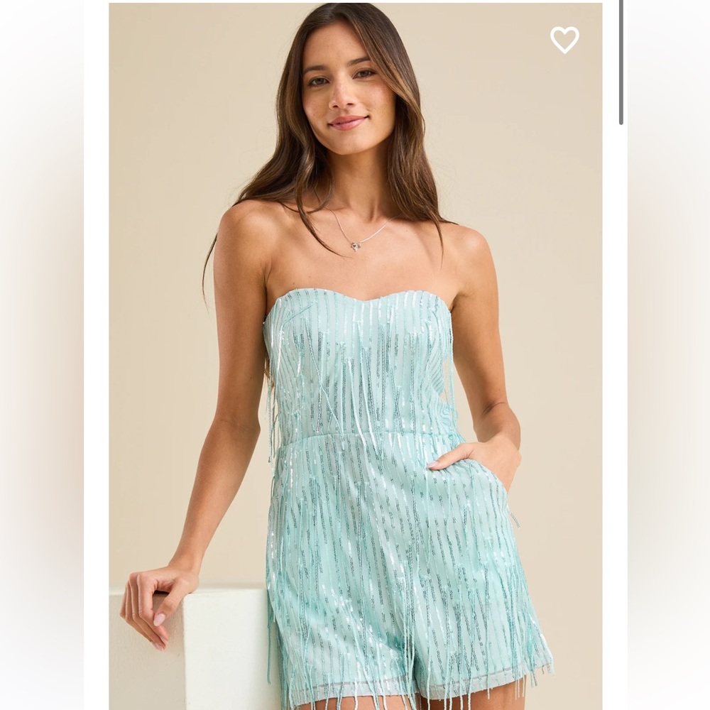 New with tags Altar’d state Sheena sequin romper